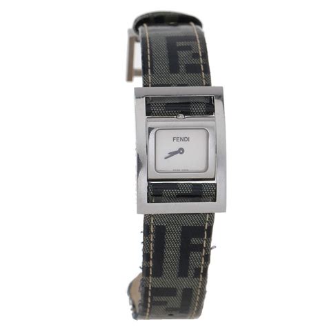 fendi womens silver watch